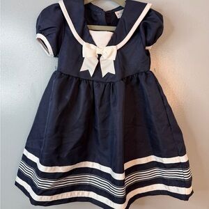 Rare Editions Navy and White Formal Dress